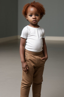 Nigerian infant boy with  ginger hair