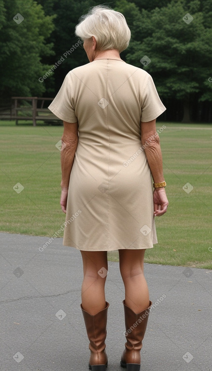 Elderly female with  blonde hair