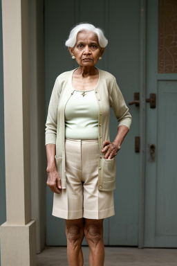 Bangladeshi elderly female with  white hair