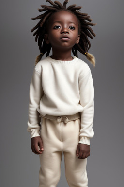 Senegalese infant boy with  white hair