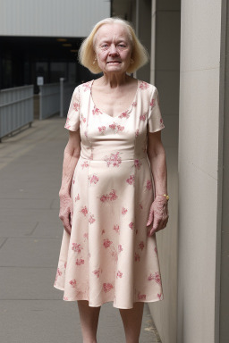 Elderly female with  blonde hair