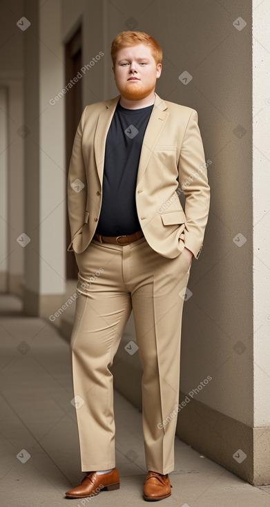 Ecuadorian teenager boy with  ginger hair