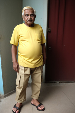 Bangladeshi elderly male with  blonde hair