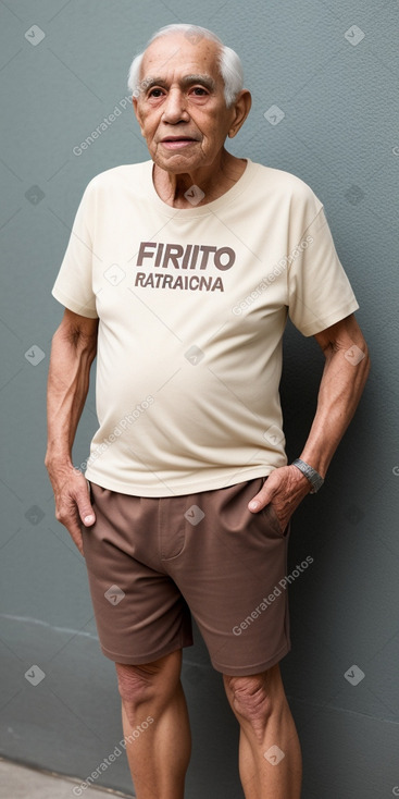 Puerto rican elderly male with  brown hair