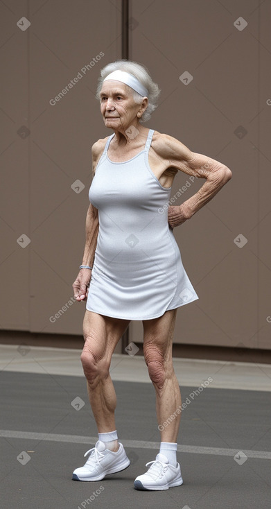 Caucasian elderly female 