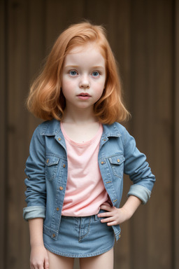 Child girl with  ginger hair