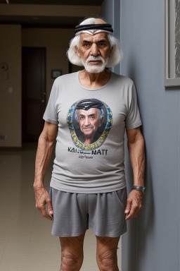 Kuwaiti elderly male with  gray hair