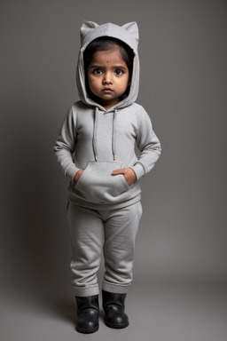 Bangladeshi infant girl with  gray hair