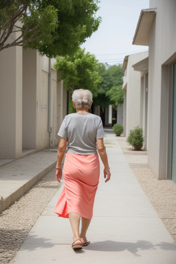 Bulgarian elderly female with  gray hair