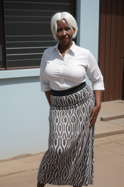 Kenyan adult female with  white hair