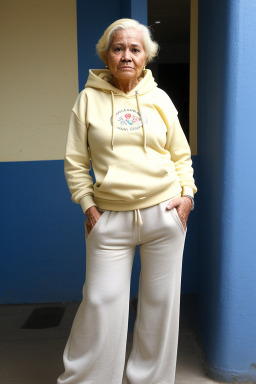 Nicaraguan elderly female with  blonde hair