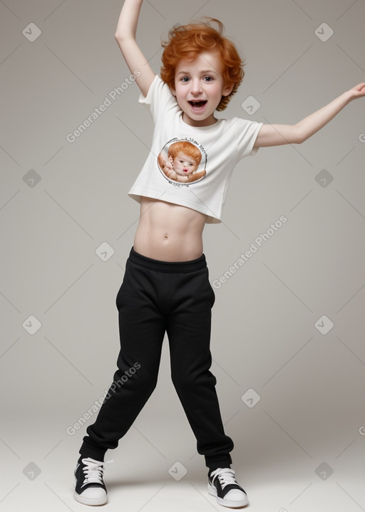 Lebanese infant boy with  ginger hair