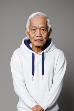 Indonesian elderly male with  white hair