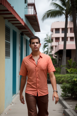 Venezuelan adult male with  brown hair