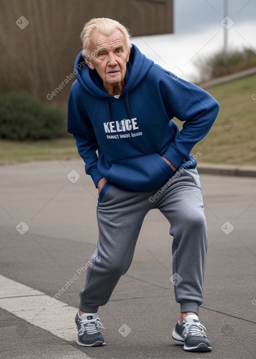 South african elderly male with  blonde hair