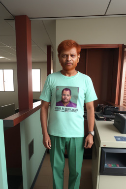 Bangladeshi 45 years male with  ginger hair