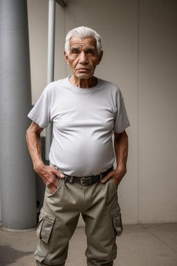 Libyan elderly male with  white hair