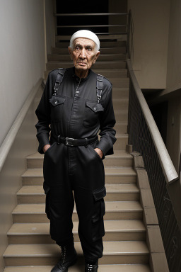 Qatari elderly male with  black hair