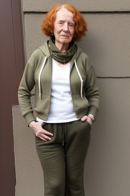 Chilean elderly non-binary with  ginger hair