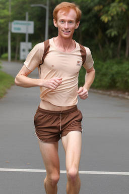 Adult male with  ginger hair