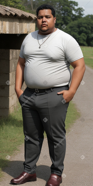 Panamanian adult male with  black hair