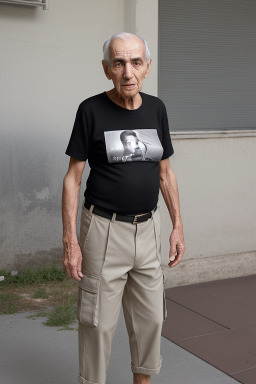 Portuguese elderly male with  black hair