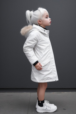 Australian infant girl with  white hair