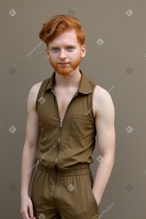 Indian young adult male with  ginger hair