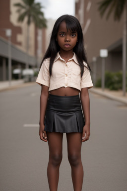 Child girl with  black hair