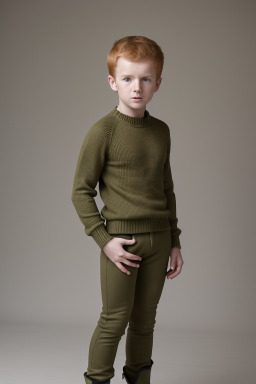 Child male with  ginger hair