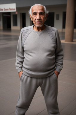 Moroccan elderly male with  gray hair