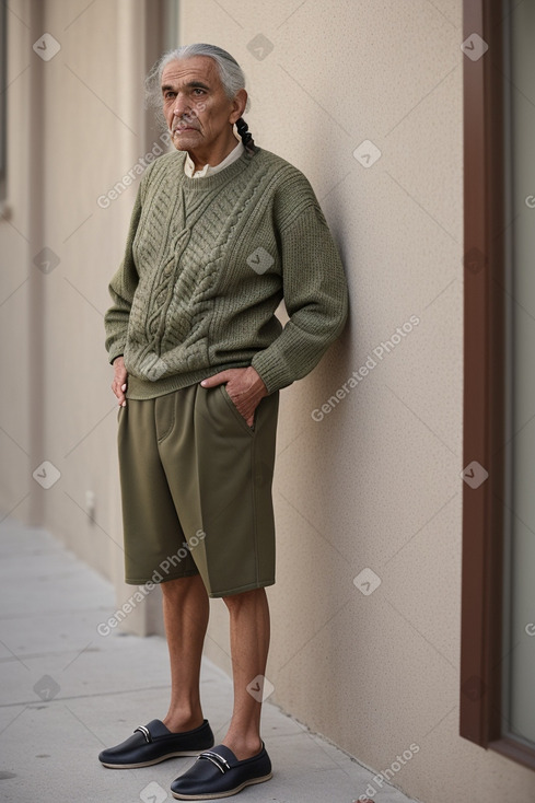 Libyan elderly male with  gray hair