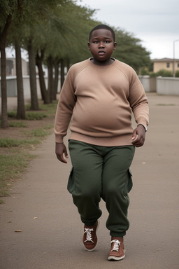 Kenyan teenager boy with  ginger hair