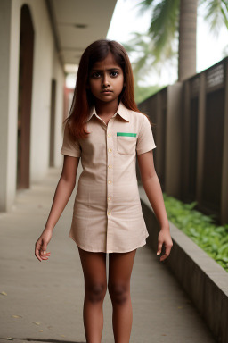 Bangladeshi child girl with  ginger hair