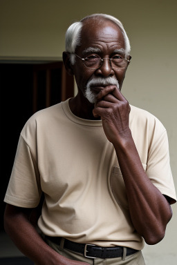 Elderly male with  ginger hair