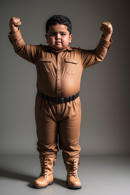 Yemeni child boy with  brown hair