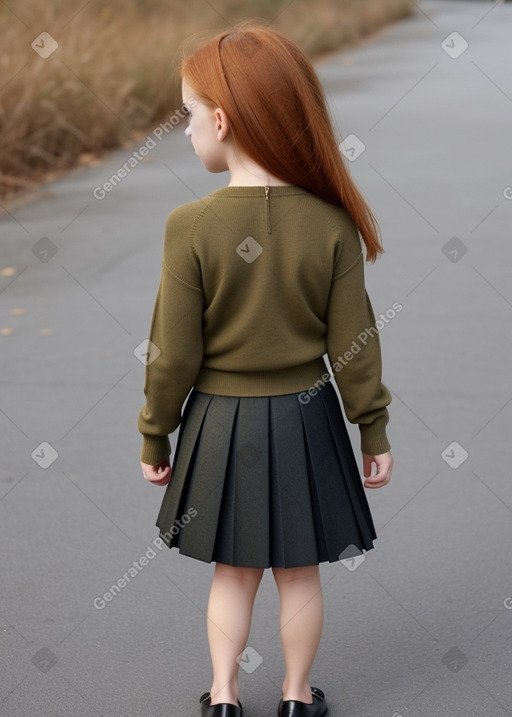 Child female with  ginger hair