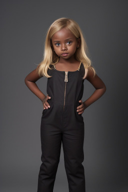 Child female with  blonde hair