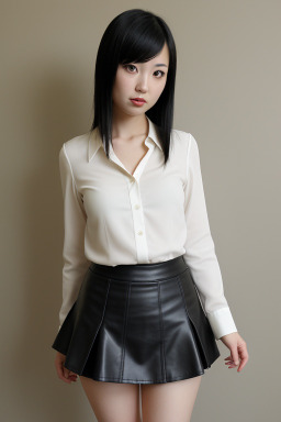 Japanese adult female with  black hair