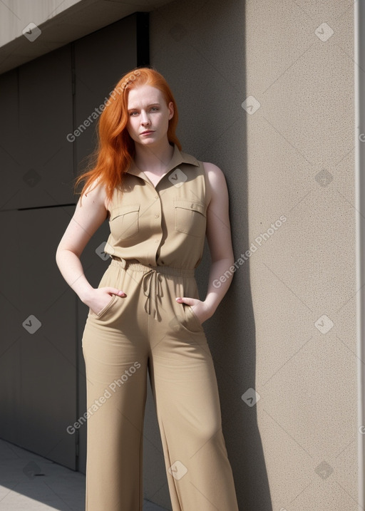 Adult non-binary with  ginger hair