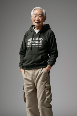 Korean elderly male with  blonde hair