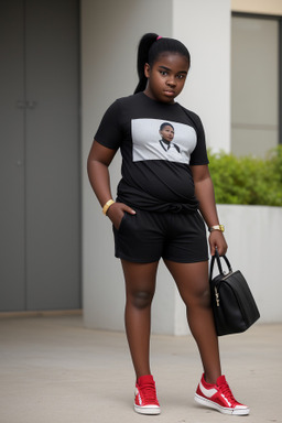 Nigerian teenager boy with  black hair