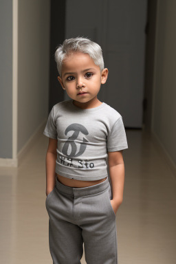 Guatemalan infant boy with  gray hair