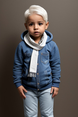 Guatemalan infant boy with  white hair