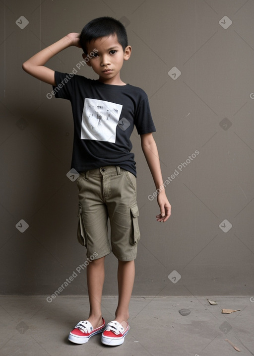 Indonesian child boy 