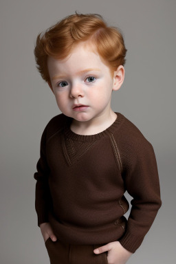 African american infant boy with  ginger hair