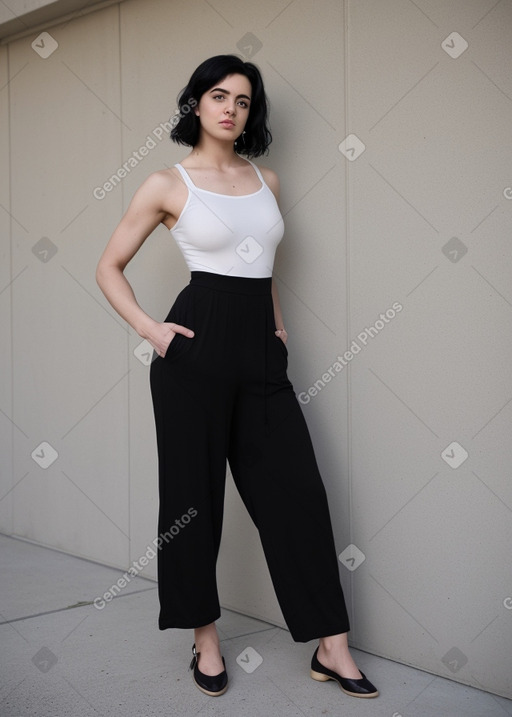 Greek adult non-binary with  black hair