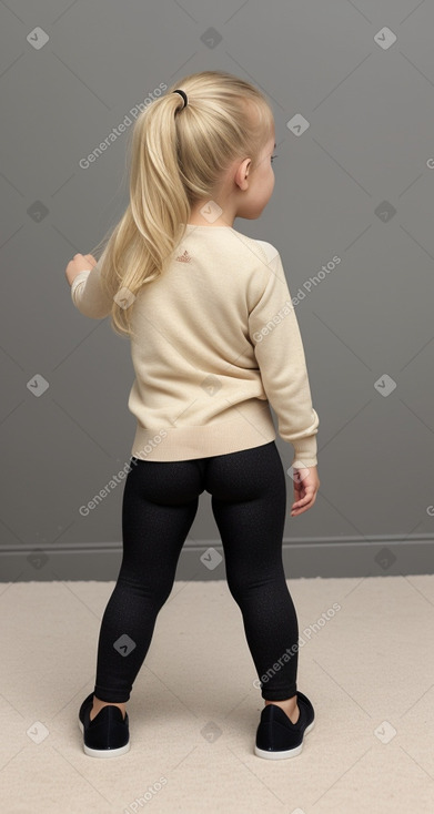 Jordanian infant girl with  blonde hair