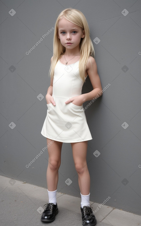 Swiss child girl with  blonde hair