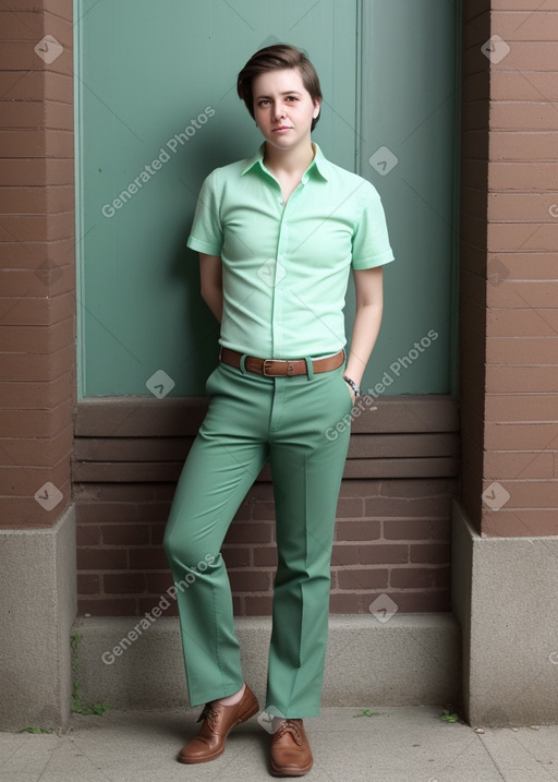 Uruguayan adult non-binary with  brown hair